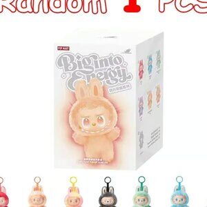 For Labubuuuxxxx Heartbeat Macaron Enamel The Monsters Face Blind Box